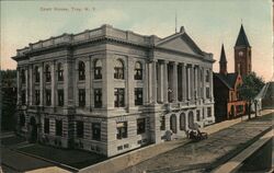 Court House Troy, NY Postcard Postcard Postcard