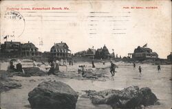 Bathing Scene Postcard