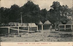 General View Of Camp Postcard