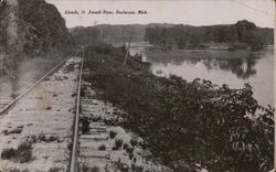 Islands in St. Joseph River Postcard