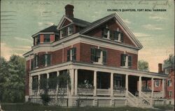 Colonel's Quarters Fort Benjamin Harrison, IN Postcard Postcard Postcard