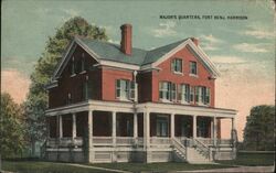 Major's Quarters Postcard