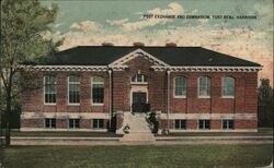 Post Exchange and Gymnasium Fort Benjamin Harrison, IN Postcard Postcard Postcard