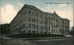 New High School Postcard