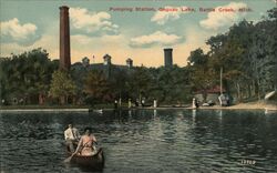 Pumping Station Goguac Lake Postcard