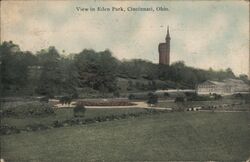 View in Eden Park Cincinnati, OH Postcard Postcard Postcard