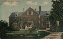 City hospital Postcard