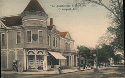 The Auditorium & Main Street Postcard