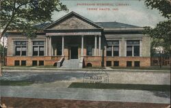 Fairbanks Memorial Library Postcard