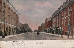 Ouellette Avenue Postcard