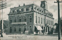 Parsons Business College Postcard