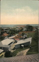 Looking Over the City of Panama Postcard