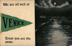 We are All well at Venice. Trust you are the Same Postcard