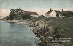 Greetings from Casco Bay, Home of Pearl Orrs Island Harpswell, ME Postcard Postcard Postcard