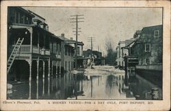 A Modern Venice - for a day only Port Deposit, MD Postcard Postcard Postcard