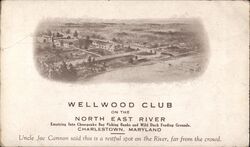 Wellwood Club on the East River Postcard