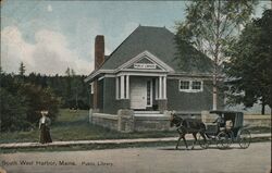 Public Library Postcard