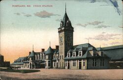 Union Station Portland, ME Postcard Postcard Postcard