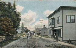 Main Street Post Office Seal Harbor, ME Postcard Postcard Postcard