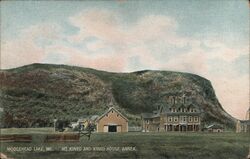 Mount Kineo and Kineo House Annex, Moosehead Lake Greenville, ME Postcard Postcard Postcard