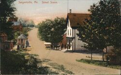 Street Scene Postcard