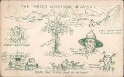 The Green Mountains Postcard