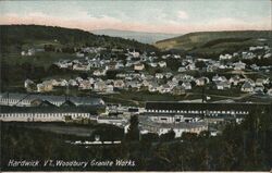 Woodbury Granite Works Postcard