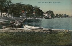 West Side Mystic River Postcard