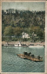 A Primitive Ferry Postcard