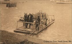 Crossing the Ferry Postcard