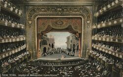 Interior of Metrpolitian Opera House Postcard