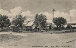 Fort Bayard Ambulant Patients Tents New Mexico Adam Barr Postcard Postcard Postcard