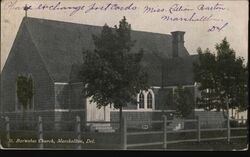 St. Barnabas Church Marshallton, DE Postcard Postcard Postcard