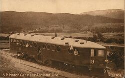 McKeen Motor Car, Southern Pacific Railway Postcard