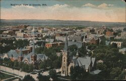 Bird's-Eye View Lincoln, NE Postcard Postcard Postcard