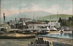 On the Wharf, Hobart Postcard