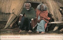 British Columbia Indians Canada Native Americana Postcard Postcard Postcard