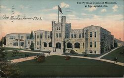 The Pythian Home of Missouri Postcard