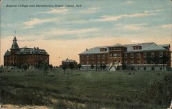 Baptist College and Dormitories Grand Island, NE Postcard Postcard Postcard