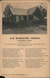 Old Blandford Church Postcard