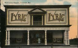 New Lyric Theatre Crisfield, MD Postcard Postcard Postcard