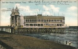 Surf Bath Galveston, TX Postcard Postcard Postcard