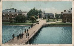 Looking South From the Ramparts Fort Monroe, VA Postcard Postcard Postcard