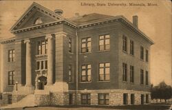 Library State University Postcard