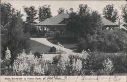 Main Entrance to Como Park St. Paul, MN Postcard Postcard Postcard