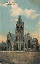 Central M E Church Bridgeton, NJ Postcard Postcard Postcard