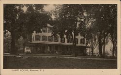 Lawn house Postcard