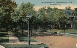 Hazlewoood Road and Clarendon Place Postcard