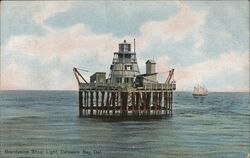 Brandywine Shoal Light Postcard