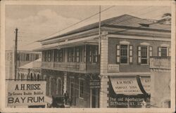 The Old Apothecary Hall St. Thomas, VI Caribbean Islands Postcard Postcard Postcard